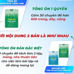 Combo Tổng Ôn Ngữ Pháp Tiếng Anh - Tập 1,