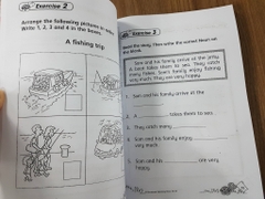 Vocabulary for Kindergarten (Bò) + Complete Book on Preschool English (Rùa) + Kinder garten comprehension (Cừu) - 3 quyển