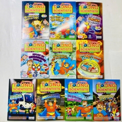 The young scientists 2025 -  4 Boxset tạp chí khoa học tiếng Anh theo chuẩn Singapore MOE (Level 1–4)