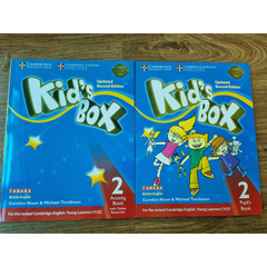 Sách - Kid's Box bản Updated 2nd edition - level 1,2,3, (Bộ 2 cuốn Classbook + Workbook)