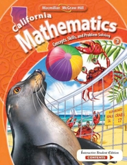 Califorinia Mathematics Concepts, Skills and Problem Solving - 7 grade - Sách đen trắng