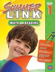 Summer Link Math Plus Reading - Level K - Level 6 ‼ đen trắng