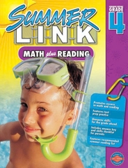 Summer Link Math Plus Reading - Level K - Level 6 ‼ đen trắng