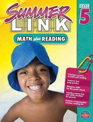 Summer Link Math Plus Reading - Level K - Level 6 ‼ đen trắng