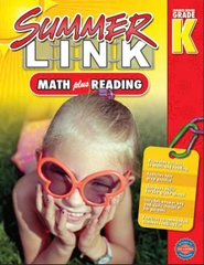 Summer Link Math Plus Reading - Level K - Level 6 ‼ đen trắng
