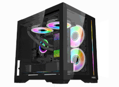 CASE MIK LV12 MINI ELITE GAMING BLACK