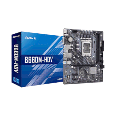 Main ASROCK B660M-HDV (Intel B660, Socket 1700, M-ATX, 2 khe RAM DDR4)