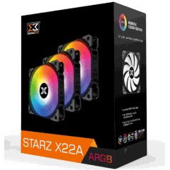 FAN CASE XIGMATEK STARZ X22A ARGB (3 FAN + CONTROLLER)