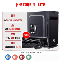 PC VĂN PHÒNG HHSTORE A LITE (RYZEN 5 4650G/4GB/120GB)