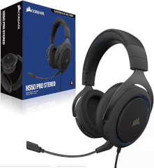 TAI NGHE CORSAIR HS50 PRO STEREO BLUE