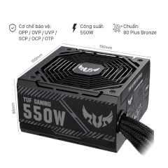 PSU ASUS TUF 550W 80 PLUS BRONZE GAMING