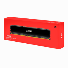 RAM DDR4 8GB ADATA XPG GAMMIX D20 BUSS 3200 TẢN NHIỆT NHÔM BLACK