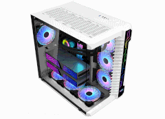 CASE MIK LV07 RGB KÍNH CƯỜNG LỰC WHITE