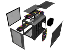 CASE MIK LV12 GAMING BLACK