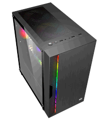 CASE MIK TM06 GAMING BLACK (Led Strip ARGB Sync Main)