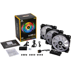 FAN CASE CORSAIR LL120 RGB Dual Light Loop RGB with Lighting Node PRO CO-9050072-WW