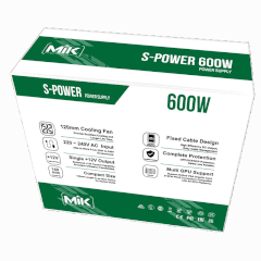 PSU MIK S-POWER 600W