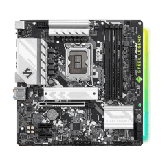 MAIN ASROCK B660M STEEL LEGEND (INTEL B660, SOCKET 1700 ,M-ATX, DDR4)