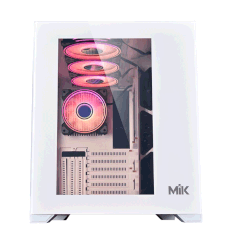 CASE MIK LV12 GAMING WHITE