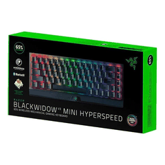 Bàn phím cơ Razer BlackWidow V3 Mini HyperSpeed Phantom Pudding 65% Wireless Yellow Switch