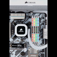 RAM DDR4 16GB CORSAIR 3200Mhz DOMINATOR Platinum RGB WHITE (KIT 2*8GB)