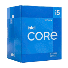 CPU Intel Core i5 12400 (Upto 4.4Ghz, 6 nhân 12 luồng, 18MB Cache, 65W - Socket Intel LGA 1700) BOX CHÍNH HÃNG 12TH