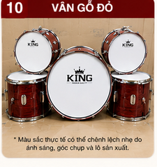 TRỐNG ĐỘI GỖ KING – ÂM THANH VANG, MẪU ĐẸP, CHUẨN NGHI THỨC ĐỘI