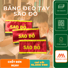 BĂNG ĐEO TAY SAO ĐỎ