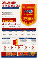 CỜ LƯU NIỆM IN THEO YÊU CẦU