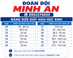 👟 GIÀY TRẮNG HỌC SINH – CHUẨN NGHI THỨC ĐỘI