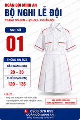 ĐỒNG PHỤC NGHI LỄ ĐỘI- BỘ VÁY