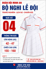 ĐỒNG PHỤC NGHI LỄ ĐỘI- BỘ VÁY
