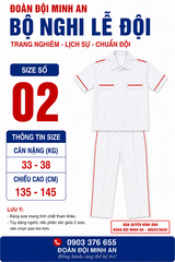 ĐỒNG PHỤC NGHI LỄ ĐỘI- BỘ DÀI CỌC