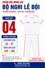 ĐỒNG PHỤC NGHI LỄ ĐỘI- BỘ DÀI CỌC