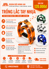 TRỐNG LẮC TAY NHỰA
