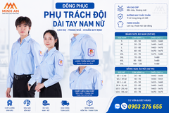 ĐỒNG PHỤC PHỤ TRÁCH ĐỘI DÀI TAY NAM – NỮ