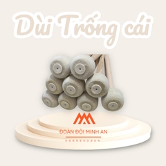 Dùi Trống Cái Cán Gỗ Lớn, Trắng - Hàng Ngoại