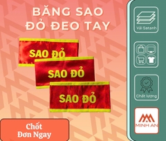 BĂNG SAO ĐỎ ĐEO TAY