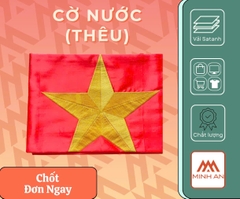 Lá cờ Tổ Quốc thêu - KT: 70x110