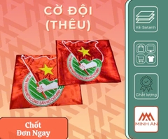 Lá cờ Đoàn TNCS Hồ Chí Minh (thêu)