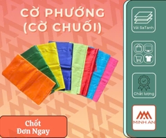 Cờ phướn nhiều màu (6 lá KT 50 x 90)