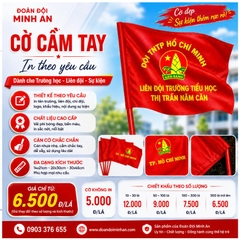 🚩 CỜ CẦM TAY IN THEO YÊU CẦU