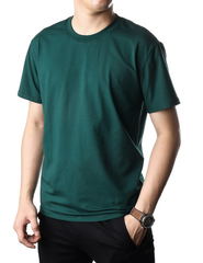 Áo thun Trơn Nam Nữ Phông Unisex Bigsize Đến 105kg 3 Màu Trắng Đen Xám Vải Cotton Cao Cấp PUNDO ATPD09