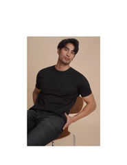 Áo Thun Trơn Nam Nữ Phông Unisex Bigsize Đến 105kg 3 Màu Trắng Đen Xám Vải Cotton Cao Cấp PUNDO ATPD09
