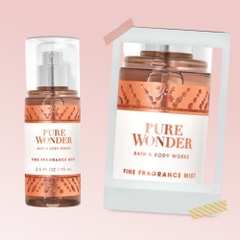 Body mist mini PURE WONDER - Xịt Thơm Toàn Thân Bath And Body Works Mỹ 75ml