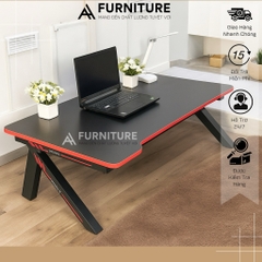 Bàn Máy Tính Gaming Splus Màu Đen Viền Đỏ Ngồi Kiểu Nhật Gấp Gọn Tiện Lợi | KB02 | Nội Thất Anh Hoàng