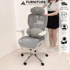 Ghế Công Thái Học Hiệu Chỉnh Toàn Năng - Ghế Công Thái Học Điều Chỉnh Nhiều Chế Độ Cao Cấp | E16 Black | Nội Thất Anh Hoàng