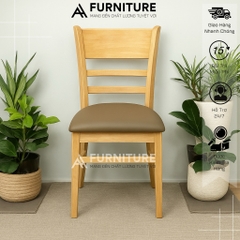 Ghế Gỗ Cabin Bọc Nệm Ghế Ăn Ghế Học Ghế Nhà Hàng