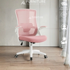 Ghế Xoay Văn Phòng Lưng Lưới DBS Pink - Ghế Làm Việc Công Thái Học Cao Cấp, Tay Nâng Linh Hoạt | Nội Thất Anh Hoàng