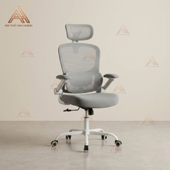Ghế Xoay Văn Phòng Công Thái Học N30 Black Form Rộng Châu Âu, Thiết Kế Tùy Chỉnh Các Bộ Phận Hỗ Trợ Tư Thế Ngồi Chuẩn